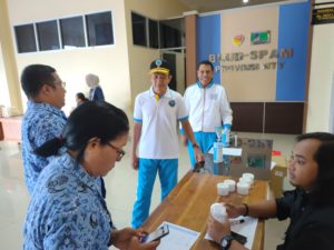 Tes Urine Narkoba untuk Deteksi Dini kepada Pejabat dan Pegawai di Lingkungan Kerja Dinas PUPR Provinsi NTT dalam rangka Implementasi RAN P4GN