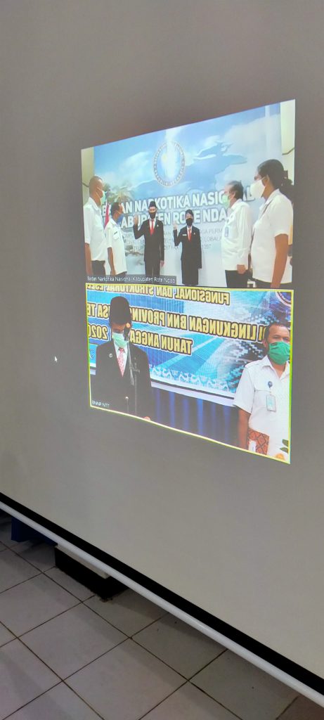Pelantikan dan Pengambilan Sumpah/Janji Jabatan Fungsional Dokter, Penyuluh Narkoba dan Jabatan Struktural Eselon IV-A di Lingkungan Badan Narkotika Nasional Provinsi Nusa Tenggara Timur