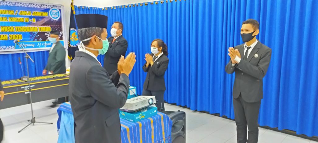 Pelantikan dan Pengambilan Sumpah/Janji Jabatan Fungsional Dokter, Penyuluh Narkoba dan Jabatan Struktural Eselon IV-A di Lingkungan Badan Narkotika Nasional Provinsi Nusa Tenggara Timur