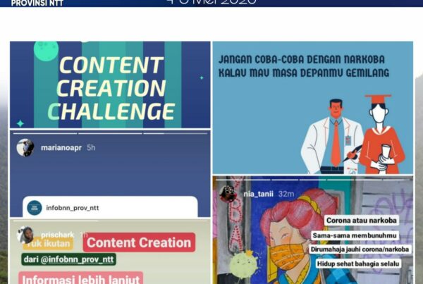 Kompetisi Desain Konten P4GN (Content Creation Challenge) bagi Generasi Milenial Provinsi Nusa Tenggara Timur melalui Media Sosial Instagram BNNP NTT