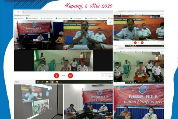 Koordinasi dalam rangka membangun Sistem P4GN di Lapas dan Penguatan Implementasi Inpres Nomor 2 Tahun 2020 Kanwil Kemenkumham Provinsi NTT.
