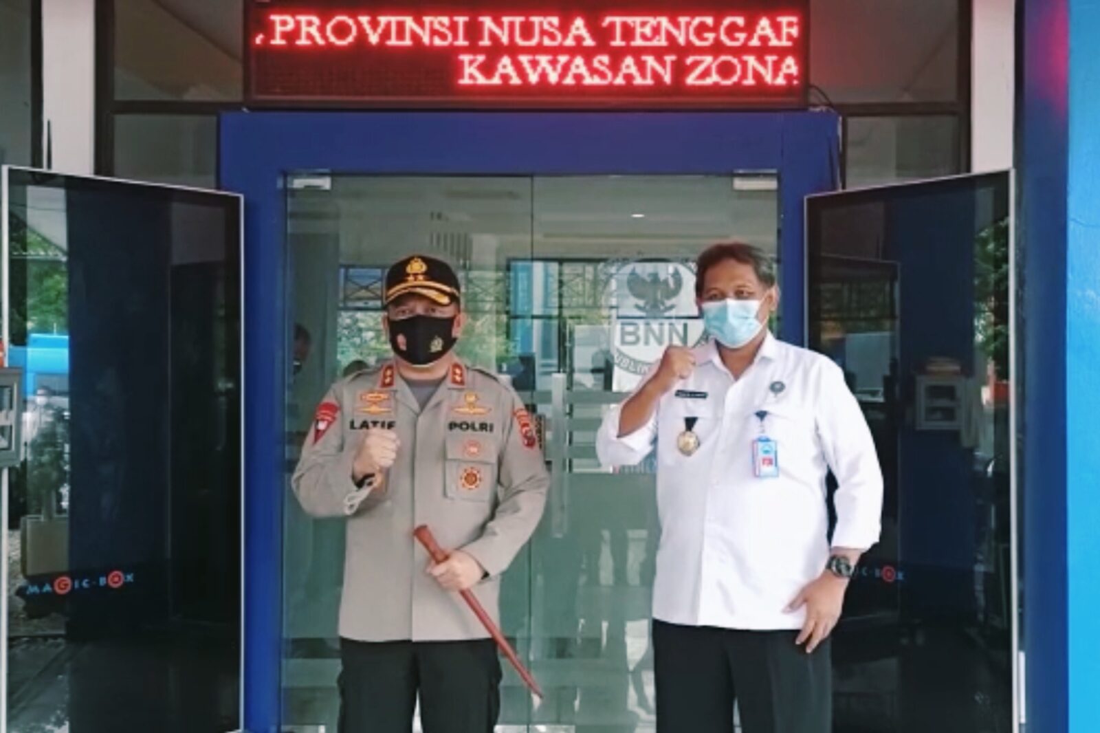 Kunjungan Kapolda NTT ke BNNP NTT Kunjungan Kapolda NTT ke BNNP NTT