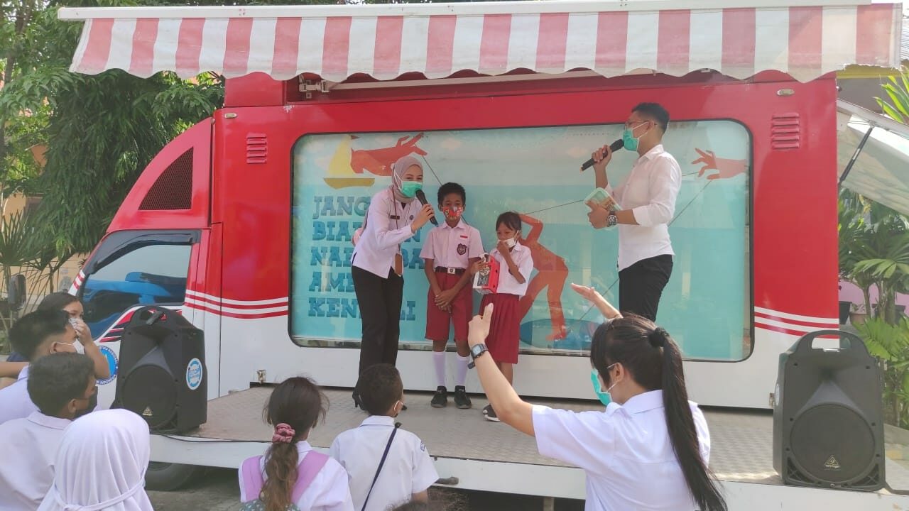 Vaksinasi Merdeka Anak dan Kampanye Bersih Narkoba di SD Inpres Perumnas 2 Kota Kupang