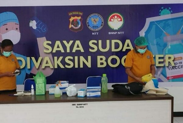 Vaksinasi Covid19 Dosis Ketiga (Booster) di BNNP NTT