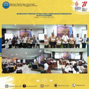 BNNP NTT Menyelenggarakan Workshop Penggiat Anti Narkoba Lingkungan Pendidikan di Kota Kupang BNNP NTT Menyelenggarakan Workshop Penggiat Anti Narkoba Lingkungan Pendidikan di Kota Kupang