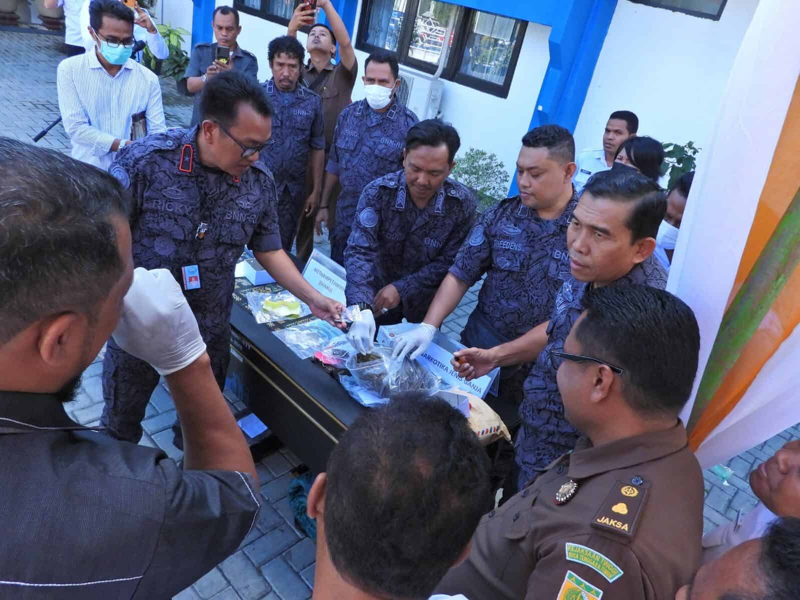BNNP NTT Laksanakan Pemusnahan Barang Bukti Tindak Pidana Narkotika dalam rangka Hari Anti Narkotika Internasional (HANI)2023 BNNP NTT Laksanakan Pemusnahan Barang Bukti Tindak Pidana Narkotika dalam rangka Hari anti Narkotika Internasonal (HANI)2023