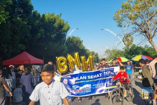 BNNP NTT Melaksanakan Long March Mewujudkan NTT Bersinar dalam Rangka Menyambut Hari Anti Narkotika Internasional (HANI) 2023
