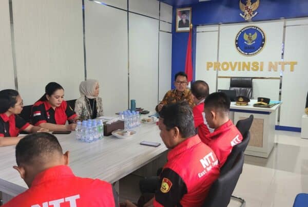 Kepala BNNP NTT dengan Ketua Kwarda Gerakan Pramuka NTT Susun Rencana Pelaksanaan Apel Besar & Kemah Pramuka Serta Pembentukan Saka Anti Narkoba