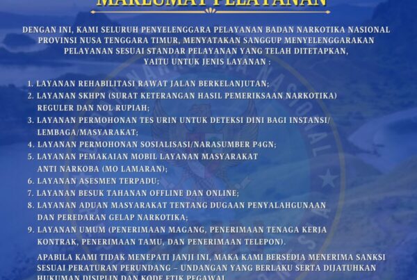 Maklumat Pelayanan BNNP NTT Konsep Otomatis